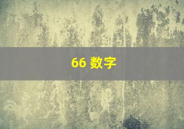 66 数字